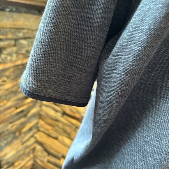 Travis Mathew Golf Polo Shirt Dark Grey Front Pocket Men's XL - Picture 4 of 8